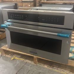 Frigidaire Professional 30 inch built-in convection microwave oven with drop-down door 