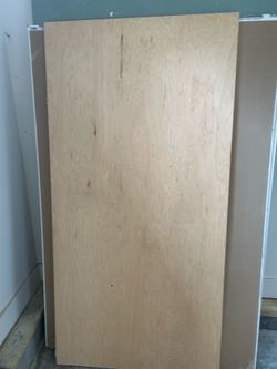 Large Piece of Plywood & 2 Large Gypsum Boards