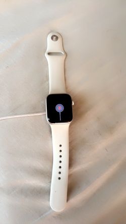Apple Watch with Starlight Sport Band