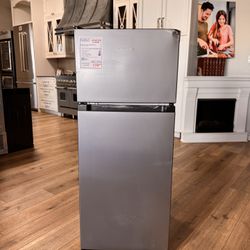 New Hisense 4.4 Cu. Ft. Double Door Compact Refrigerator