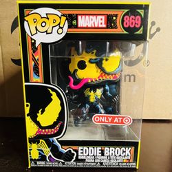 Marvel Venom (Eddie Brock) Blacklight Funko Pop! Exclusive 