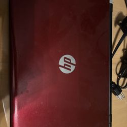 HP Laptop Red