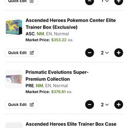 Pokemon sealed collection