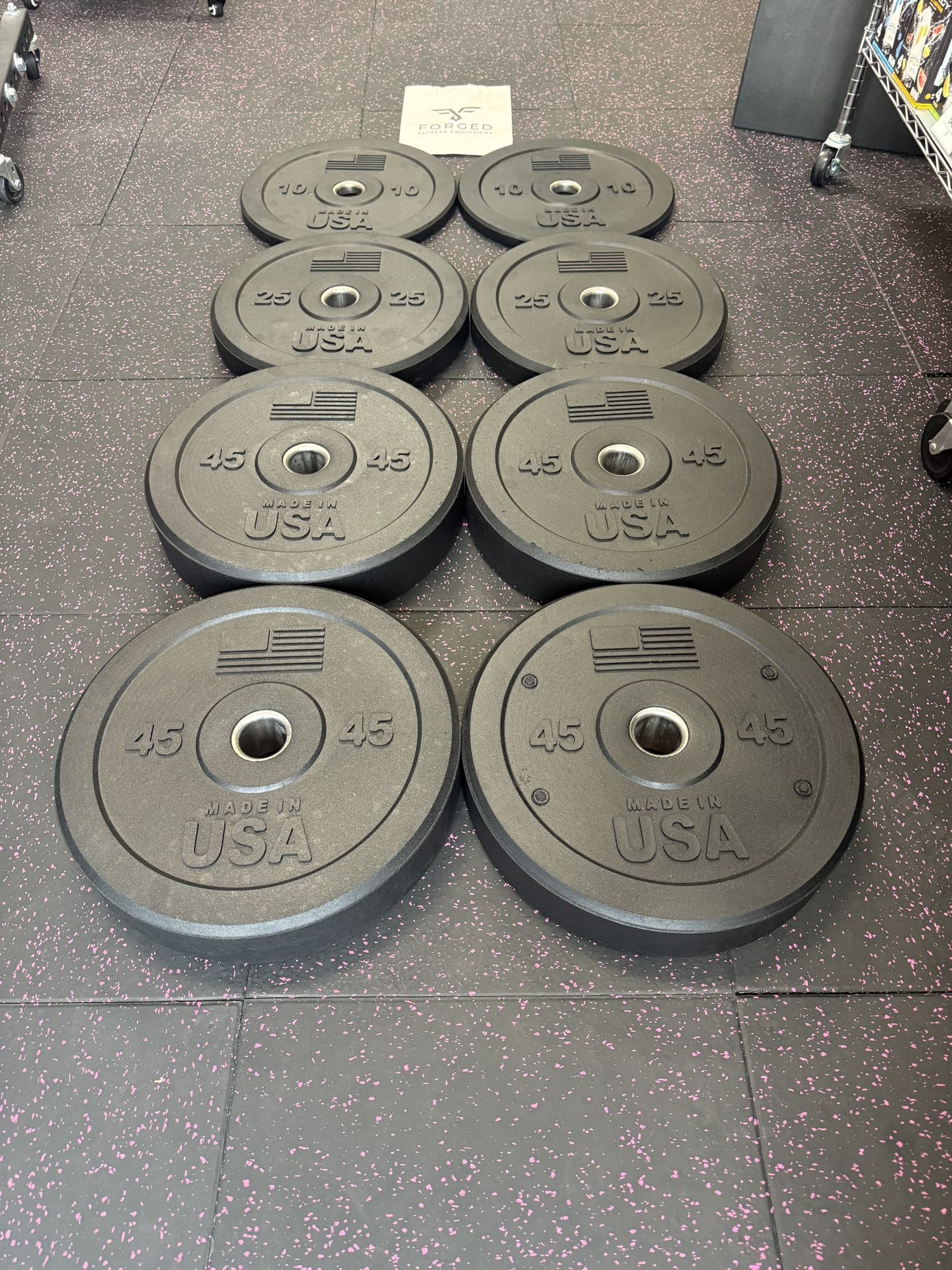 160lbs Of Brand New Crumb Bumper Plates
