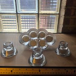 Candelabra and tea light holders
