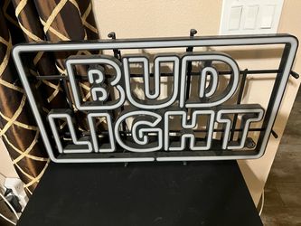 Bud Light Neon Bar Sign