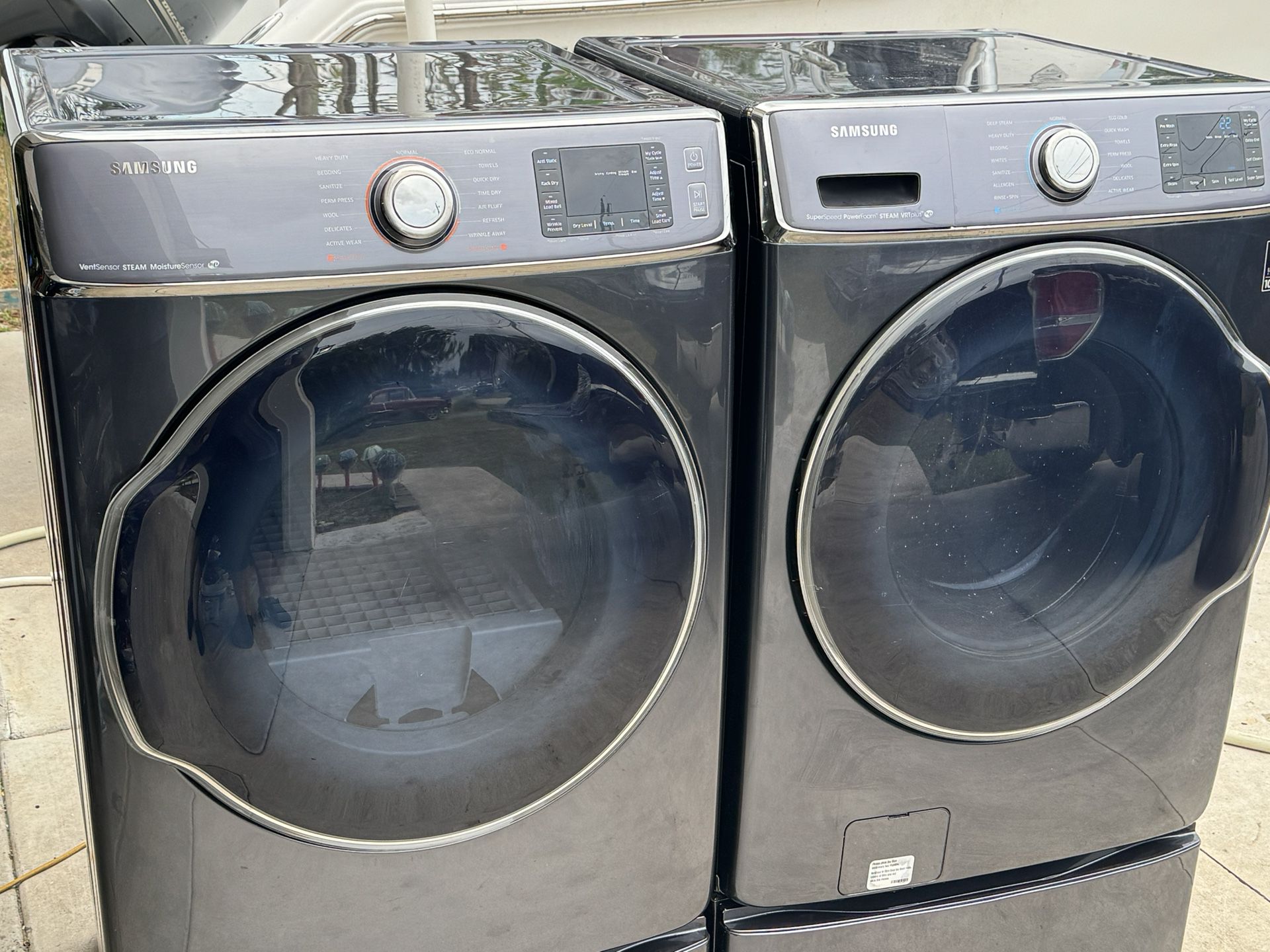 Samsung Steam washer And GAS Dryer