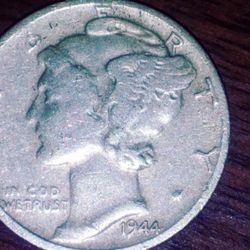1944 Mercury Dime 