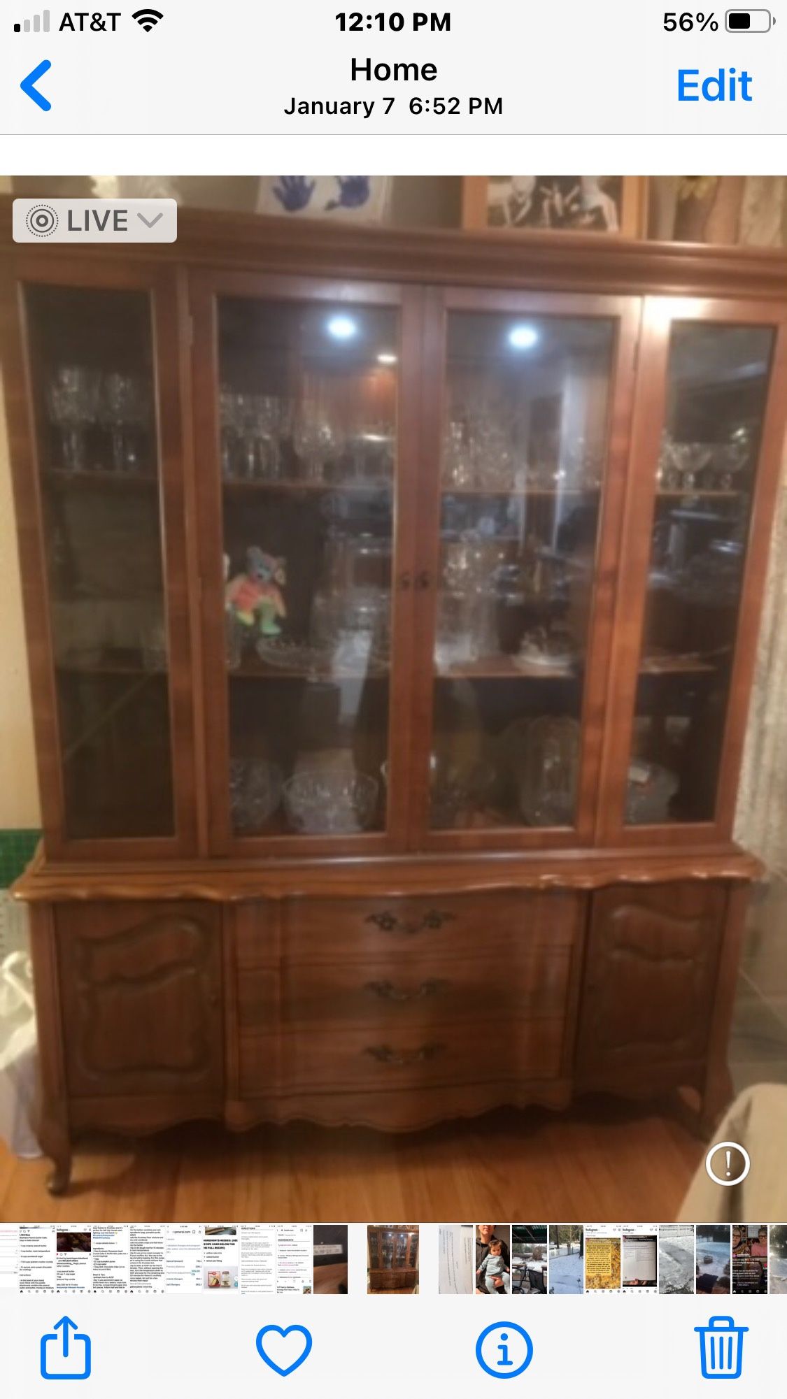 Large China Hutch