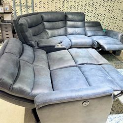 Large Power Recline Sectional