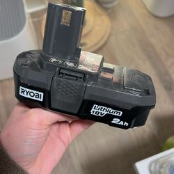 Ryobi Lithium 18V 2Ah battery