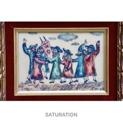 Israeli Jewish Folk Art By Sarinson