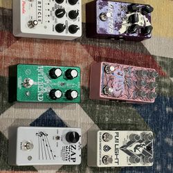 Guitar Pedals Old Blood, Red Panda, Blammo!, Electronic Audio Experiments