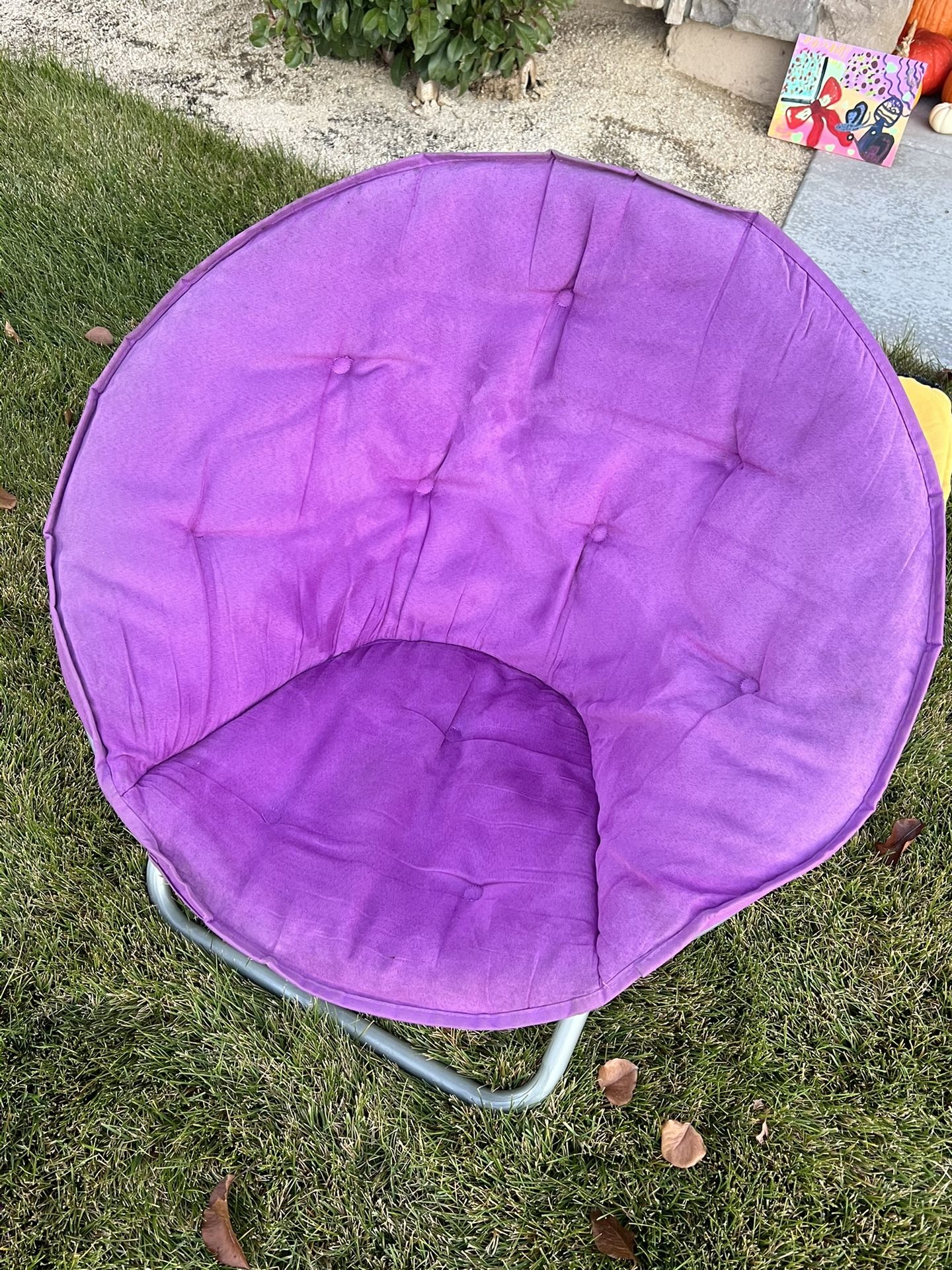 Purple Lounge Chair