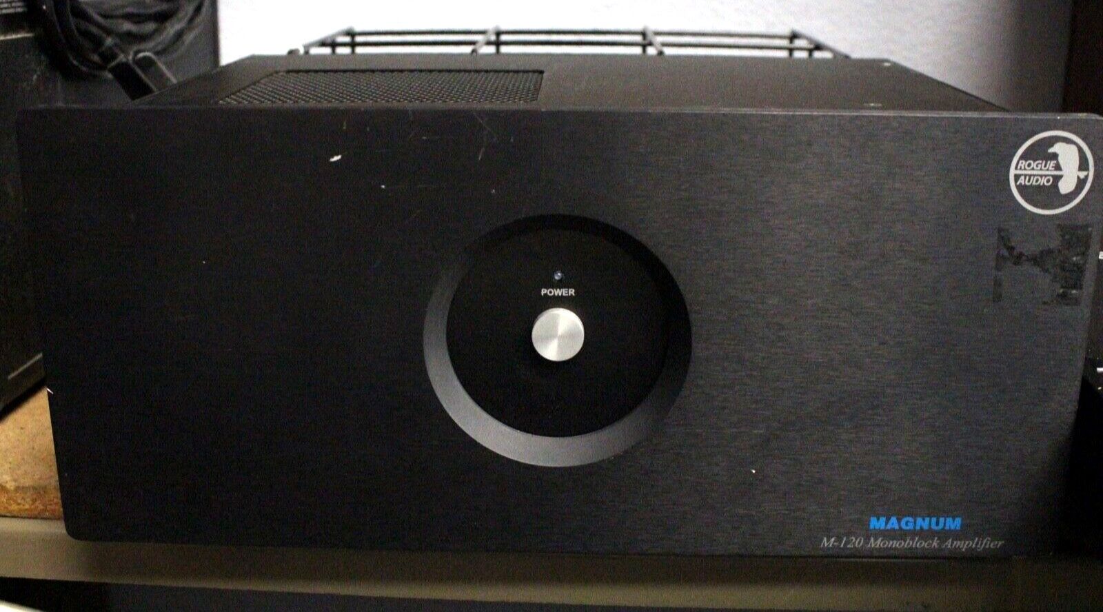 Rogue Audio Magnum M-120 monoblock power amplifier Home audio