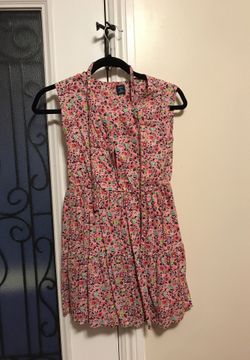 Gap kids size large dress -floral dress kids