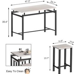 Dining Table With 4 Chairs