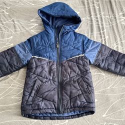 Swiss Alps Winter Hooded Coat Boy Size 4