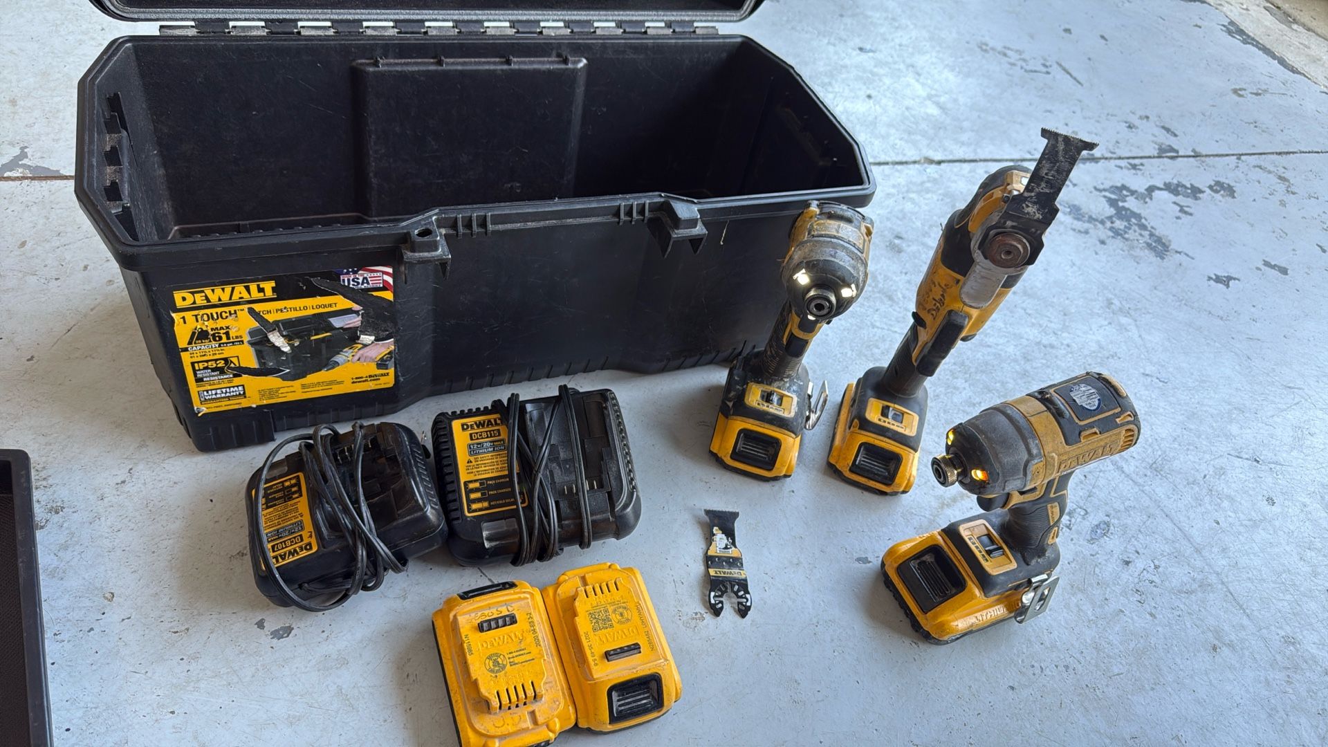 Dewalt Impact Drill And Multitool 