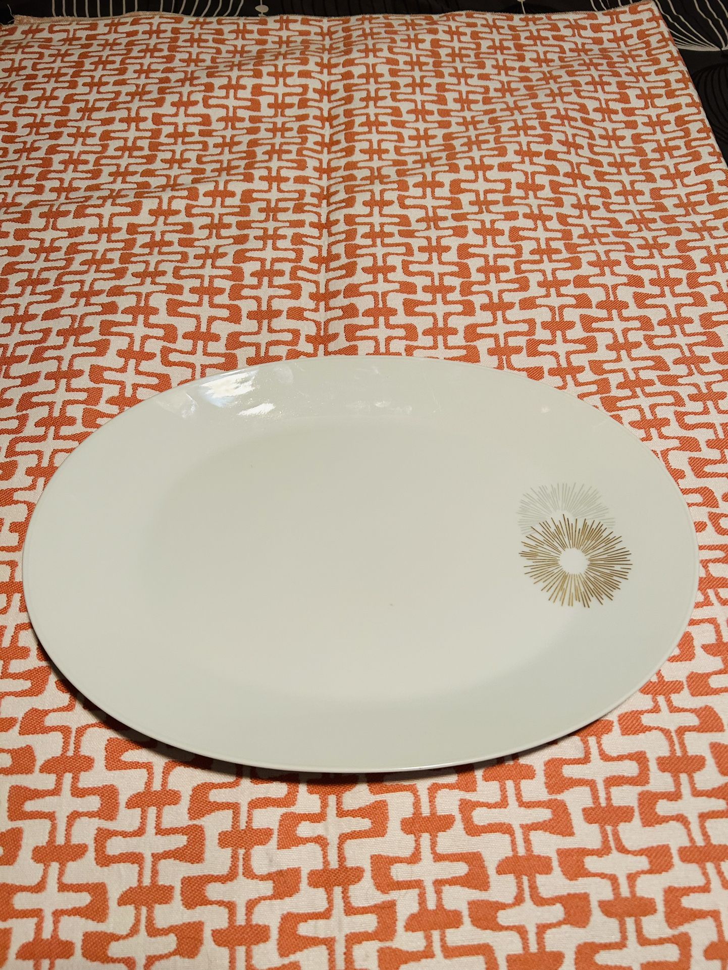 Rosenthal China Germany MCM Platter “Sunburst” R Loewy