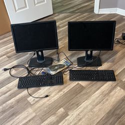 Dell Monitors and Keyboards