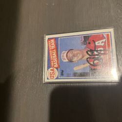 Mark McGwire Signed 1984 USA Team