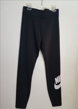 Women's Nike High Rise Full Length Tight Fit Leggings Color Black Size Medium
