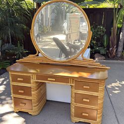 Bamboo dressing table / sideboard