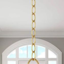 koch industries a19111 no. 10 decorator chain, 10-feet, polished brass