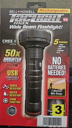 Taclight Max rechargeable flashlight