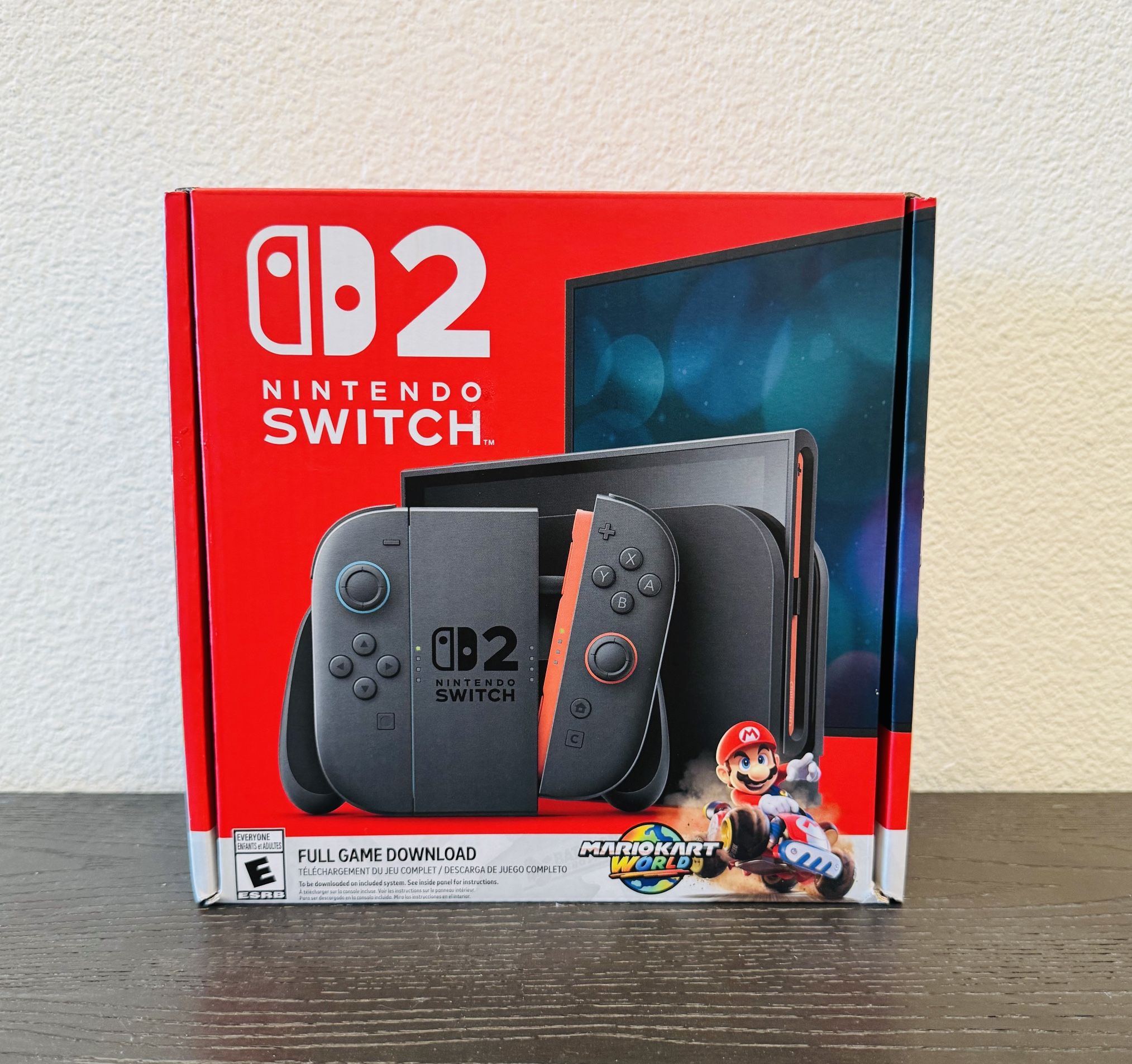 Nintendo Switch 2 Console Mario Kartâ„¢ World Bundle Brand New Sealed