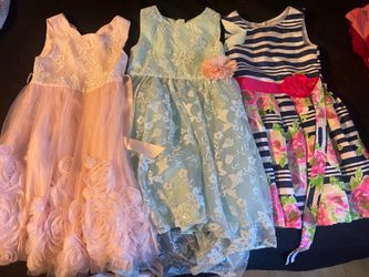 Dresses 👗 /Vestidos de niña  size 7/8