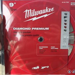 Milwaukee 9” Diamonds Premium Blade