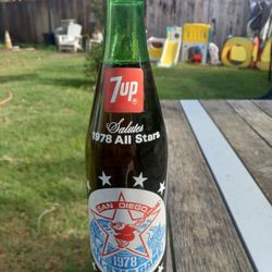  San Diego Padres 1978 All Star 7up Bottle , Baseball Cards 
