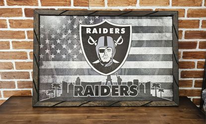 Raiders Wooden Frame