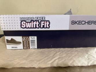 Skechers Hands Free Swift Fit Brown Men's Shoes Size 11