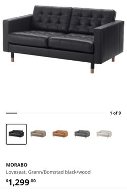 Leather Couch 7ft Long 