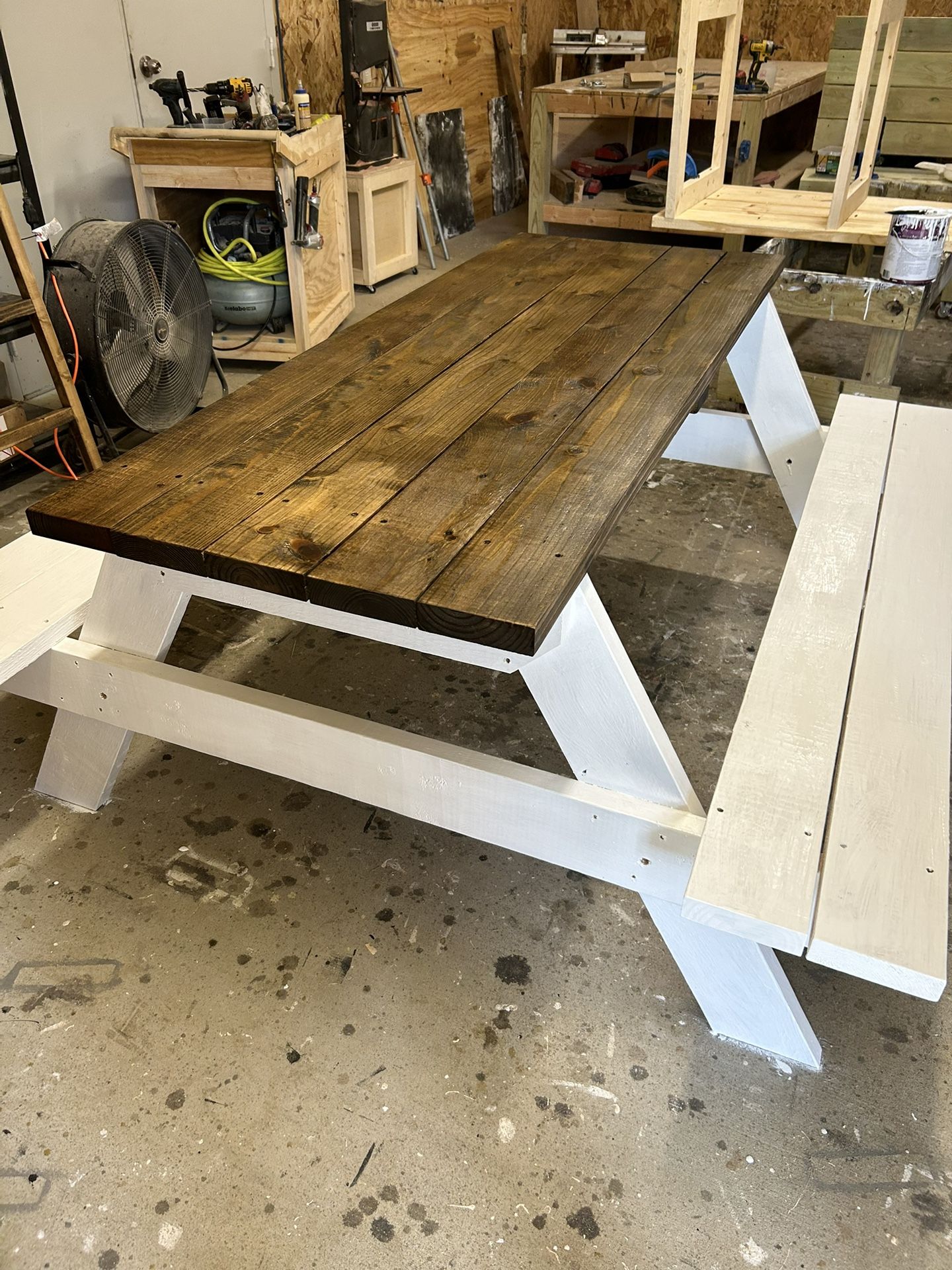 farmhouse picnic table