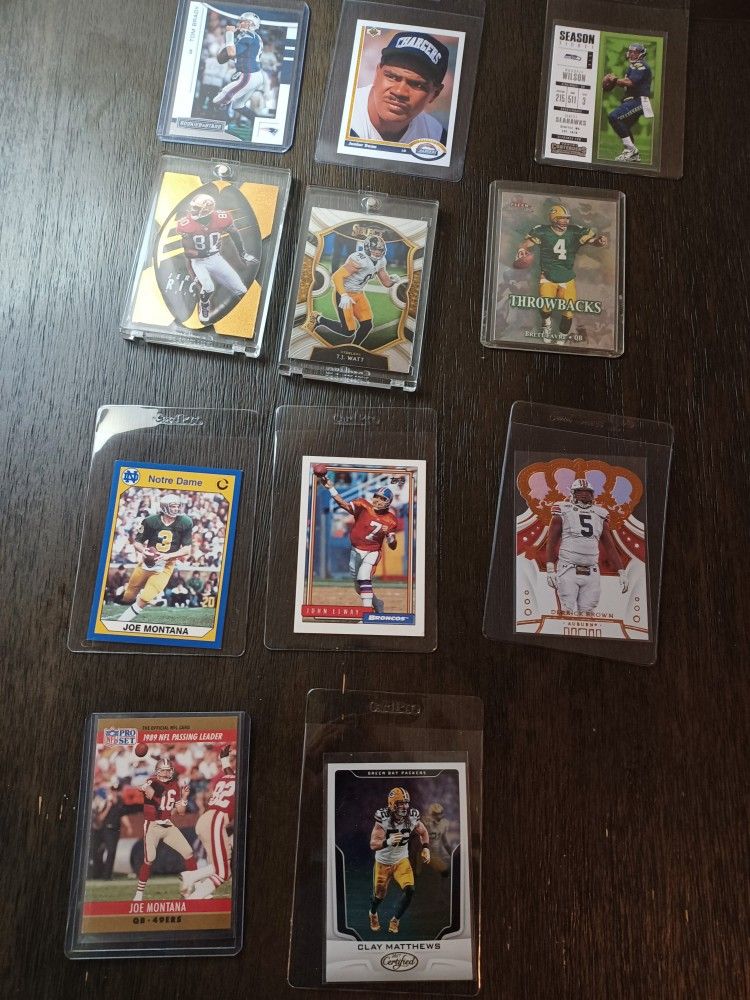Tom Brady Football Card And Other Superstars