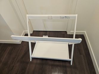 White Uppababy Bassinet Stand