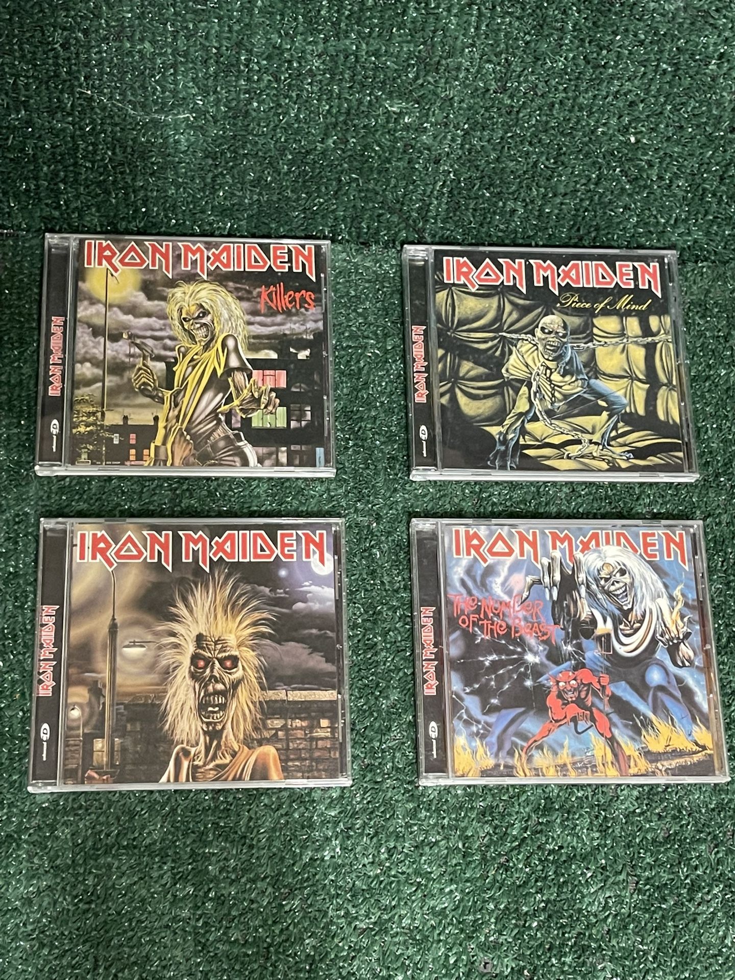 Iron Maiden Rock Cd Lot Of 4 Tested & Works Fast Shipping!