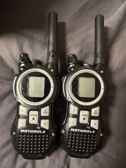Motorola walkie talkies