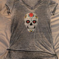 Day Of The Dead Skull Shirt 