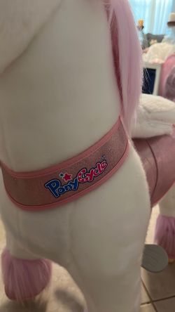 Pony cycle plush walking horse