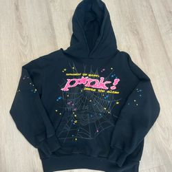 Pink / Punk spider Hoodie