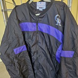 Colorado Rockies MLB X Puma Full Zip Windbreaker Jacket 