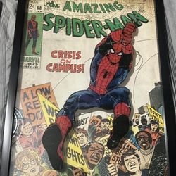 Heavy Duty Spiderman Wall Art (glass)