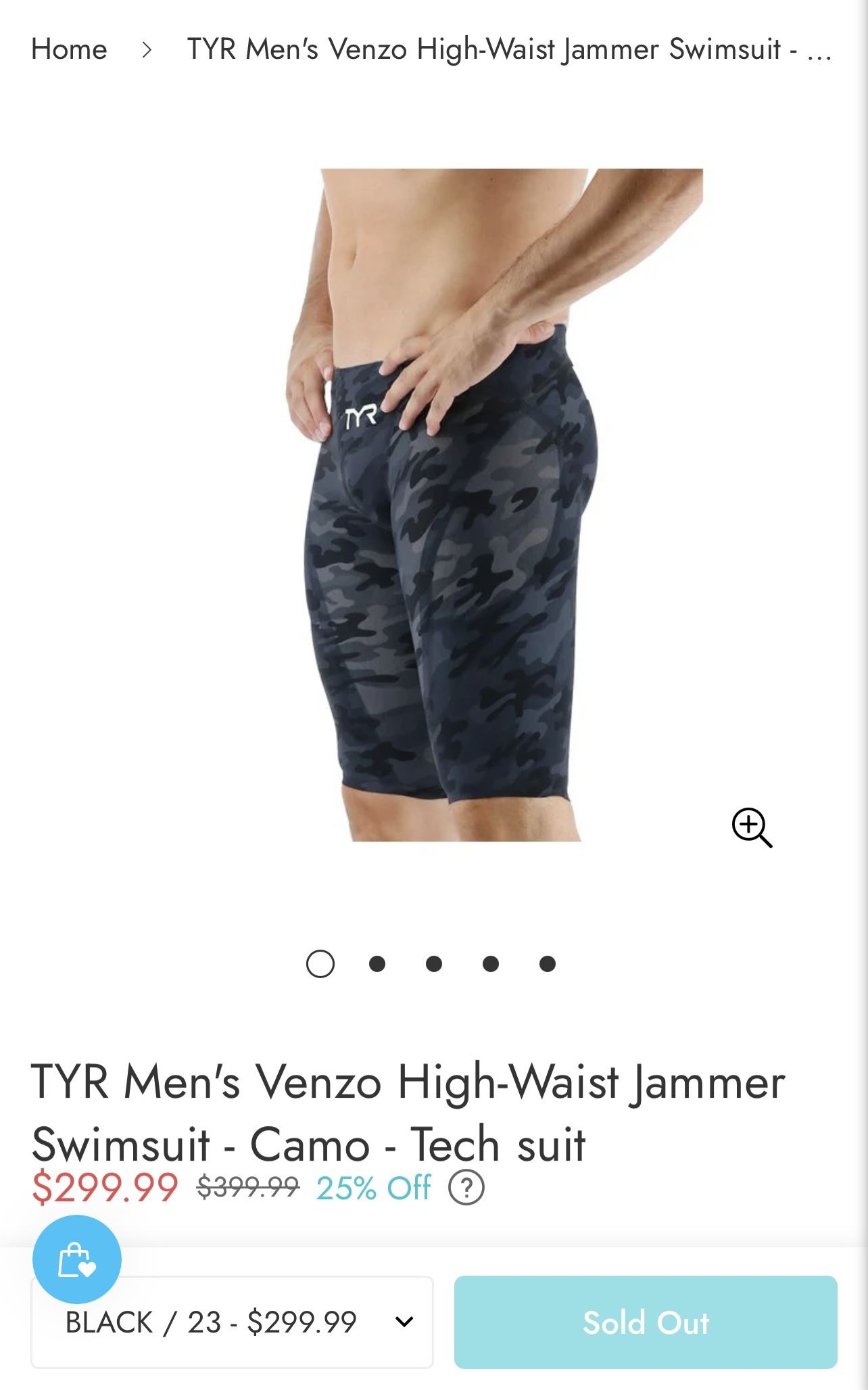 TYR Venzo High-waist Hammer Size 22