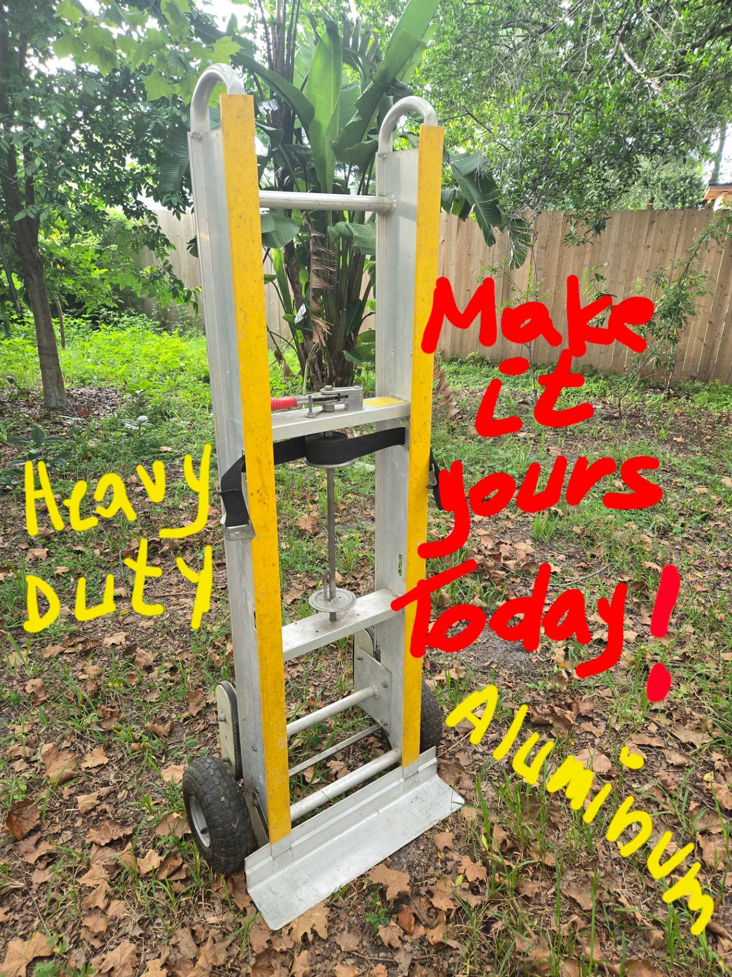 Aluminum Hand Truck/Appliance Dolly - 800lb Capacity
