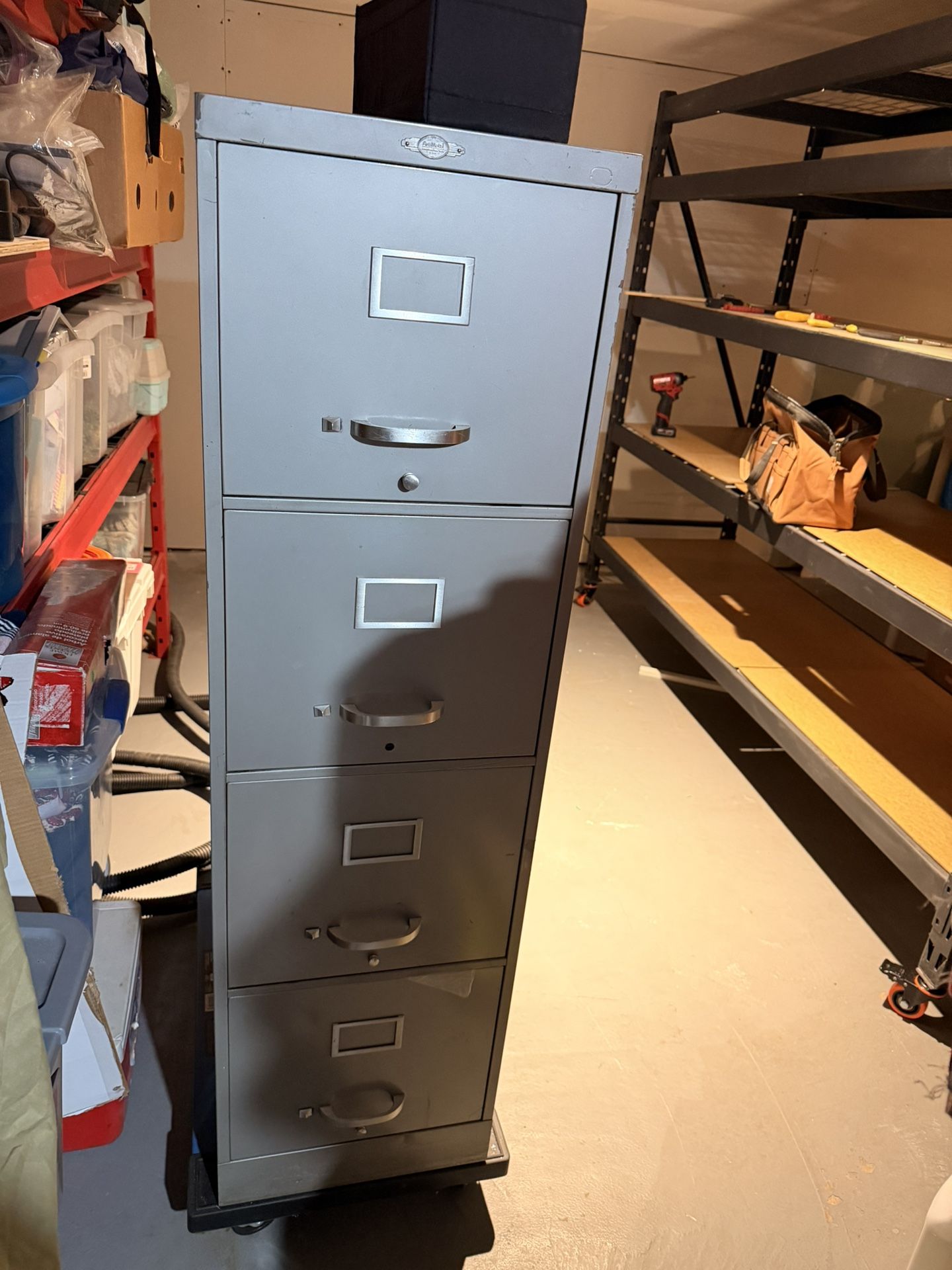 Large Metal Filing Cabinet